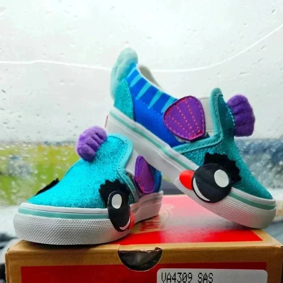 Vans Other - Van slip on Aqua blue Seahorse size toddler